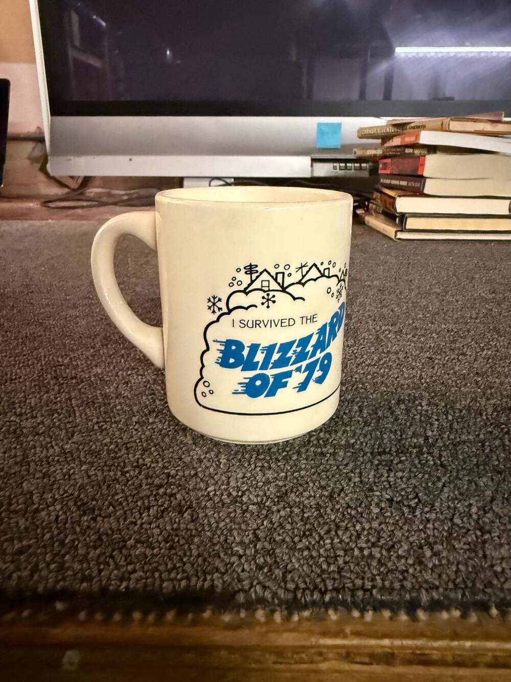 Red Lobster I Survived The Blizzard of 79 Vintage Mug